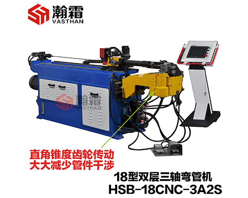 HSB-18CNC-3A2S/18液壓雙層模彎管機/全自動彎管機/PLC、工控